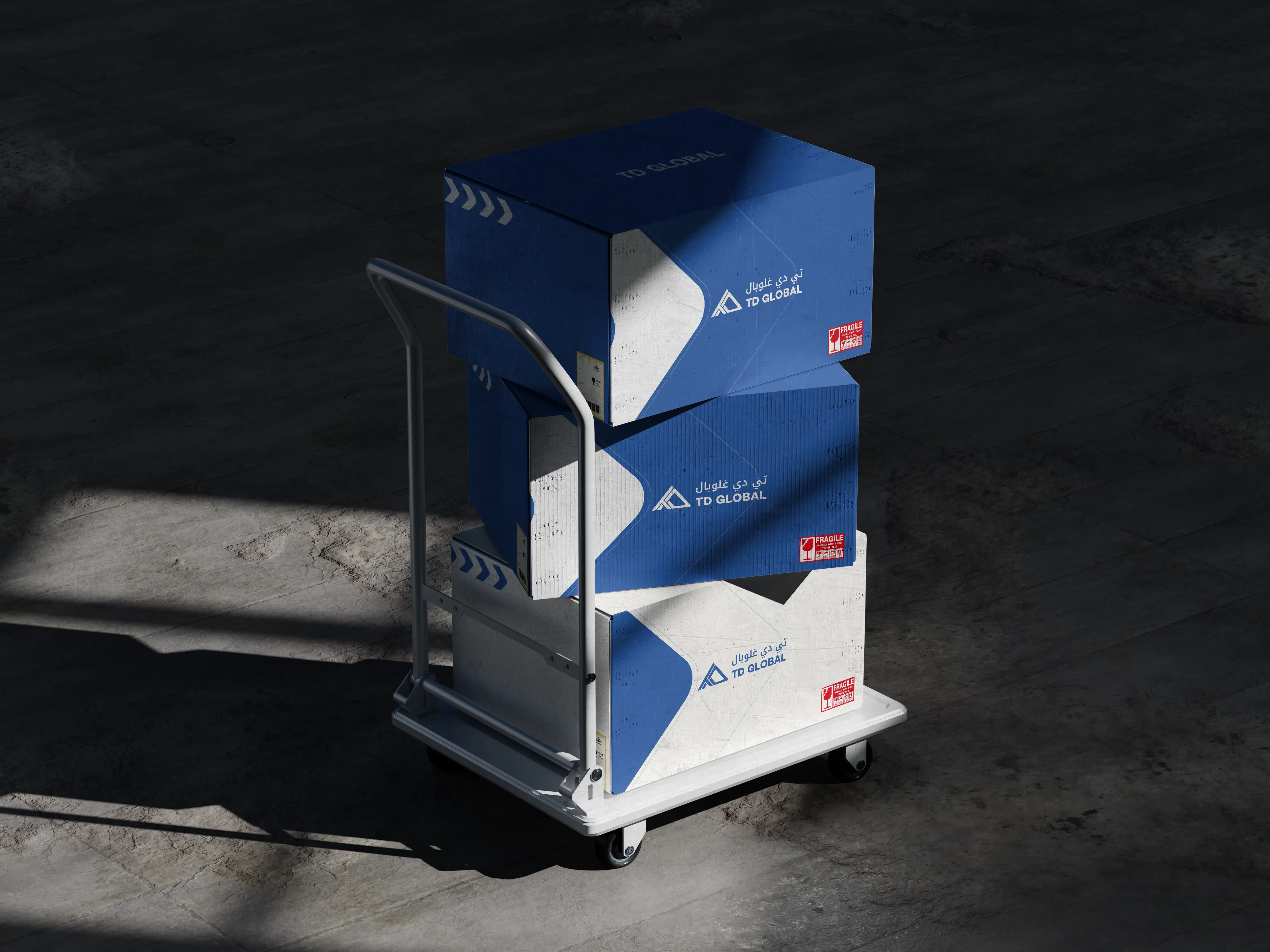 TD Global Biz 3PL logistics mockup