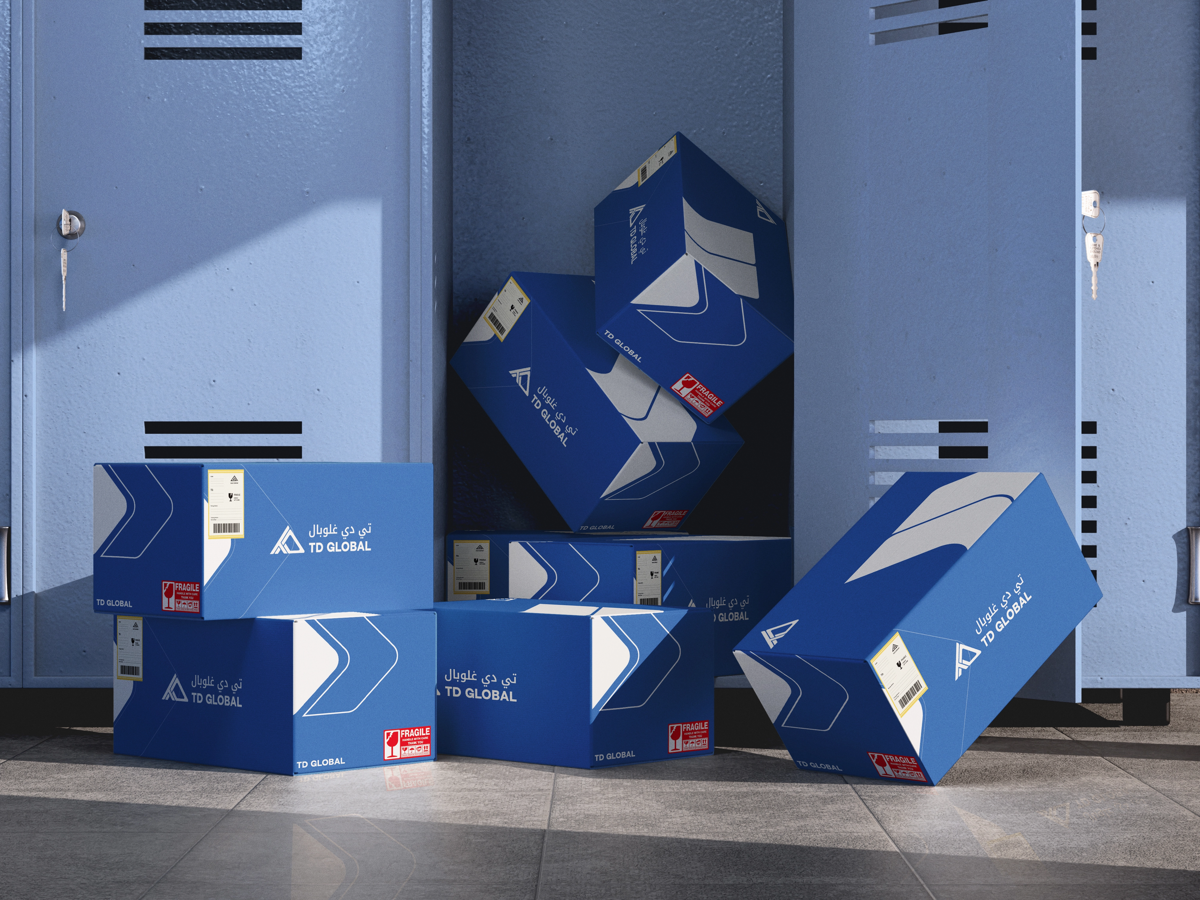 TD Global Biz warehousing mockup